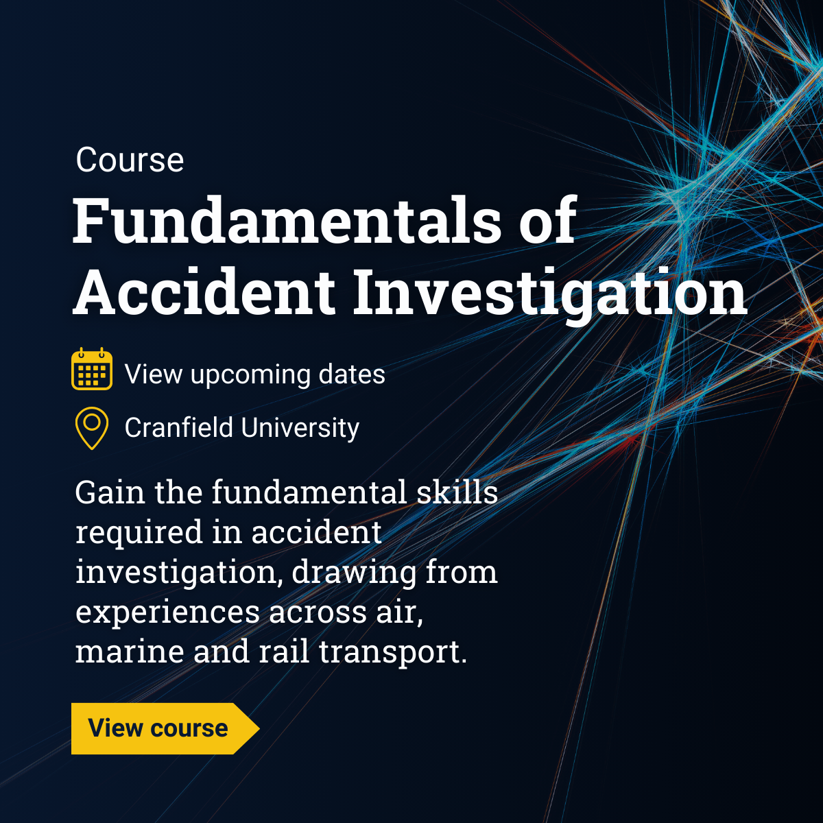 Fundamentals of Accident Investigation